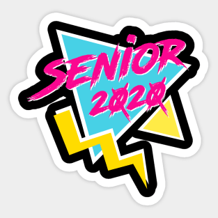 2020 Seniors - Class of 2020 80s Edition Sticker